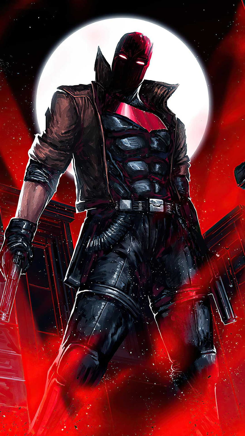 Red Hood - Awesome, Red HUD HD phone wallpaper