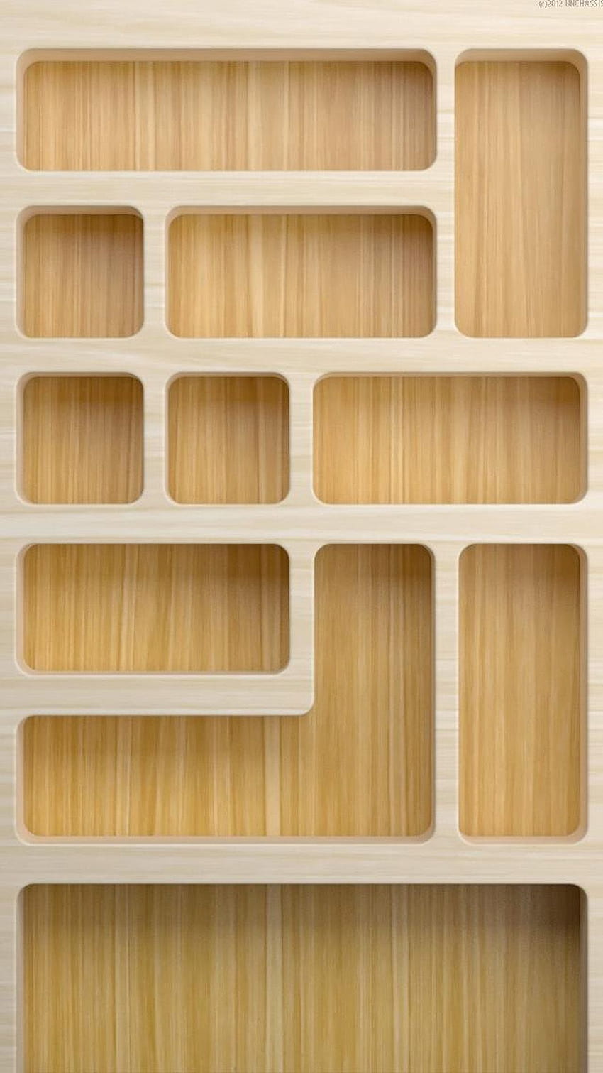 Iphone Wooden Shelf Wallpaper by bastian1967 on DeviantArt