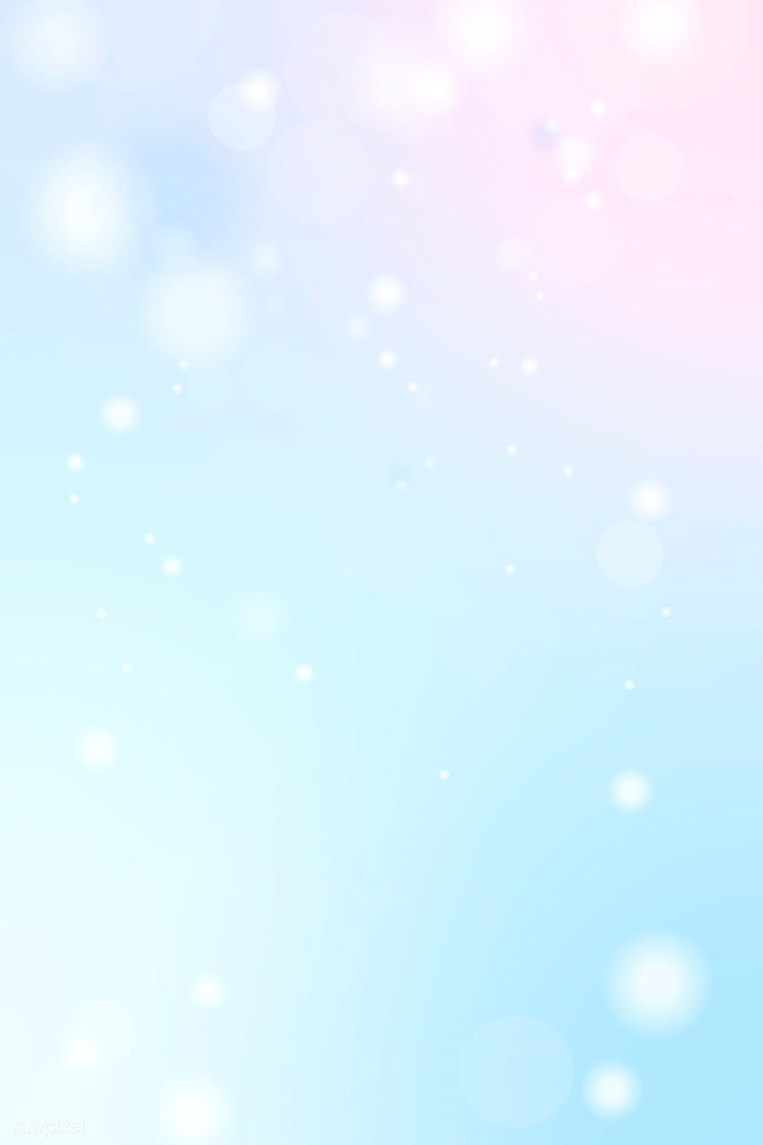 Blauer und rosa Farbverlauf mit hellem Bokeh-Hintergrundvektor. Premium / T. Heller Hintergrund, pastellfarbener Hintergrund, heller Hintergrund, süßes hellrosa Pastell HD-Handy-Hintergrundbild