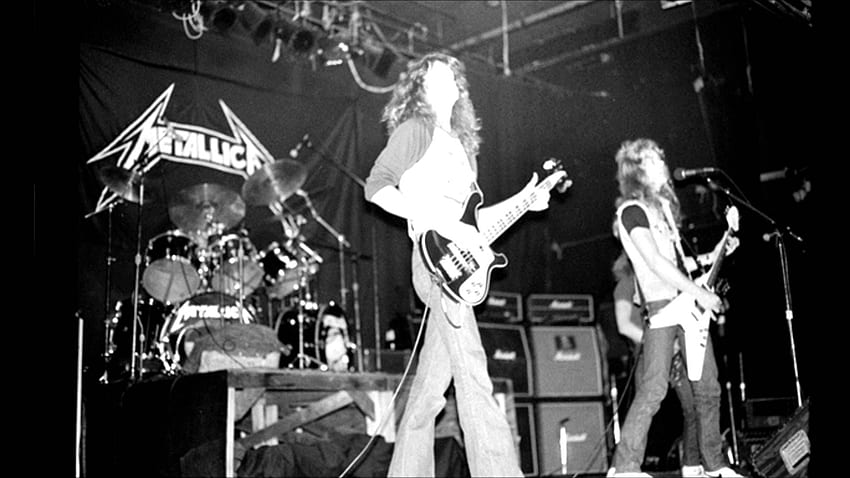 Pierwszy występ Cliffa Burtona z Metalliką Bass Solo 1983 03 05. Metallica, Koncert Metalliki, Rzadko Tapeta HD