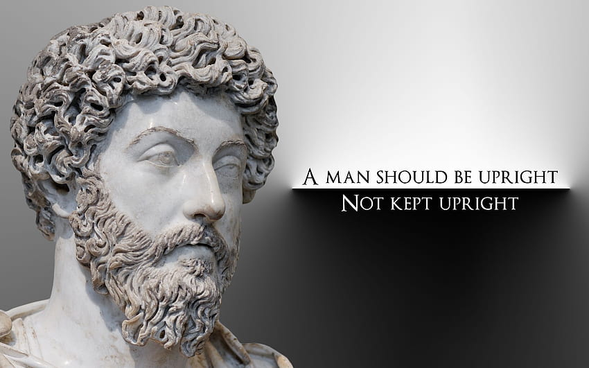 Ich habe noch ein Marcus-Zitat gemacht, Marcus Aurelius HD-Hintergrundbild
