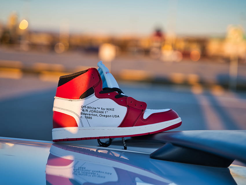 흰색, 검은색 및 빨간색 Air Jordan 1 신발, 의류, 어패럴, 신발 • For You For & Mobile HD 월페이퍼