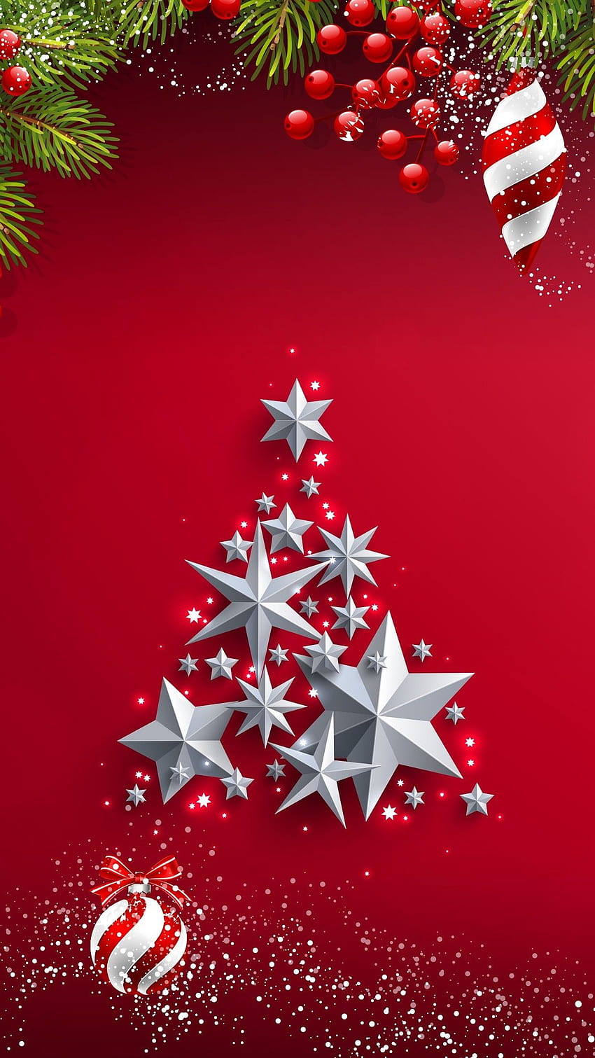 Christmas Tree Phone, Christmas Cell HD phone wallpaper