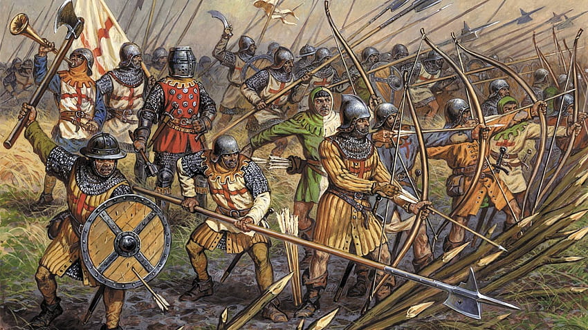 Medieval Soldiers at War, Medieval Battle HD wallpaper
