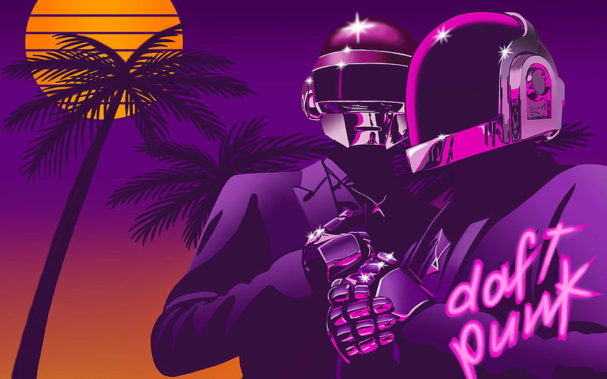 Daft Punk - Keren, Anime Daft Punk Wallpaper HD