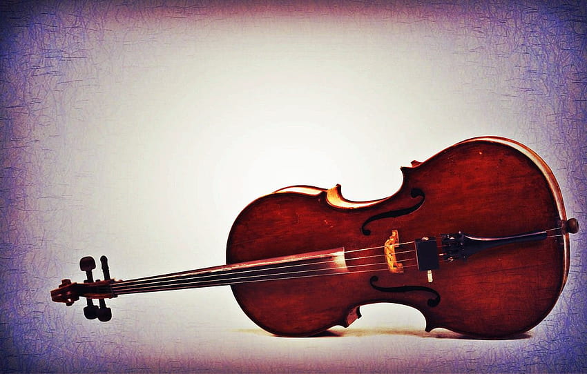 Retro, Violoncelo, Instrumento Musical - Viola - -, Instrumentos de Cordas papel de parede HD