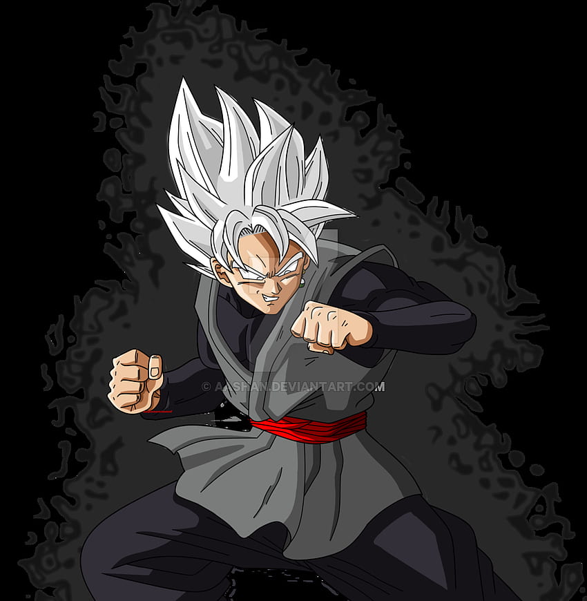 Goku preto e branco Papel de parede de celular HD