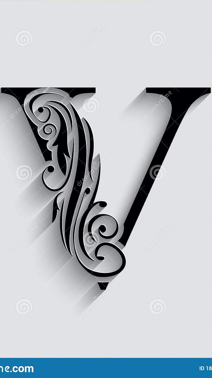 Litera V, sztuka twórcza Tapeta na telefon HD