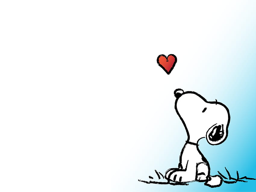 Snoopy Valentine For Computer, Snoopy Valentine's HD wallpaper