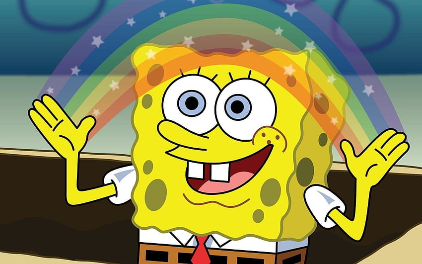 Spongebob ตลกตลกสุนทรียศาสตร์ วอลล์เปเปอร์ HD