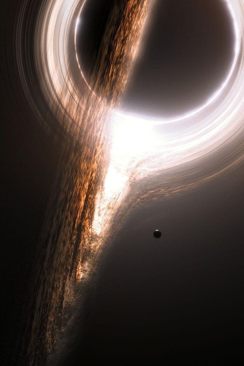 Black hole Gargantua Credit: Interstellar / Paramount HD phone wallpaper