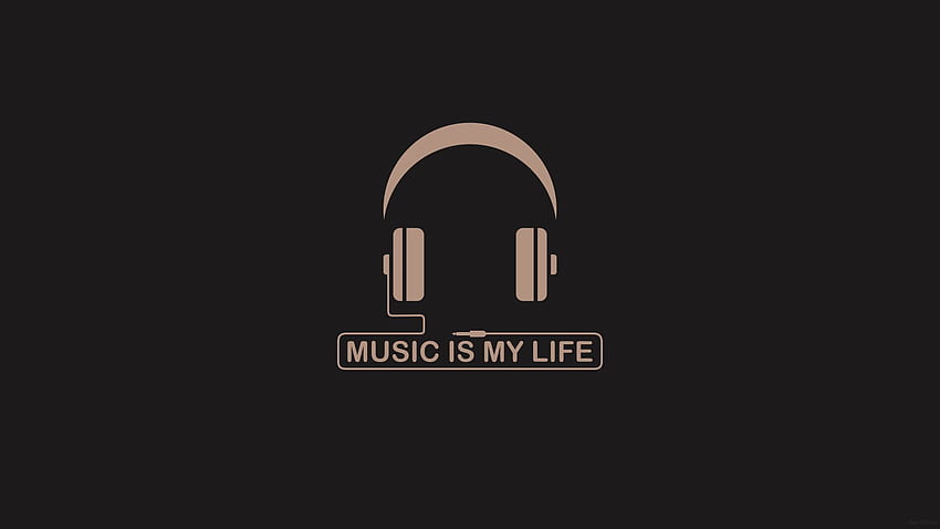 Música é minha vida, sem música sem vida papel de parede HD