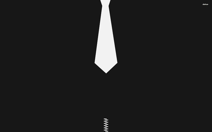 Giacca e cravatta, cravatta nera Sfondo HD