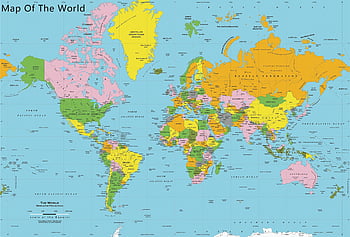 world map high resolution wallpaper