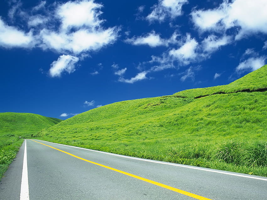 Green Pass Road . Green Pass Road stock, Hilly Road HD wallpaper