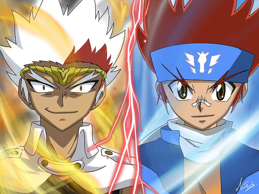 Ryuga e Gingka: Beyblade, Gingka vs Ryuga papel de parede HD