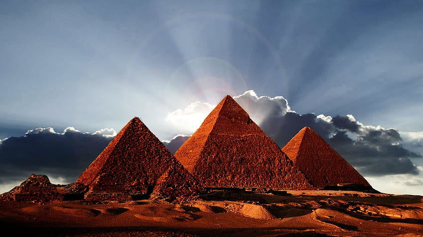 Vollständiges Ägypten für die Pyramiden des alten Ägypten HD-Hintergrundbild