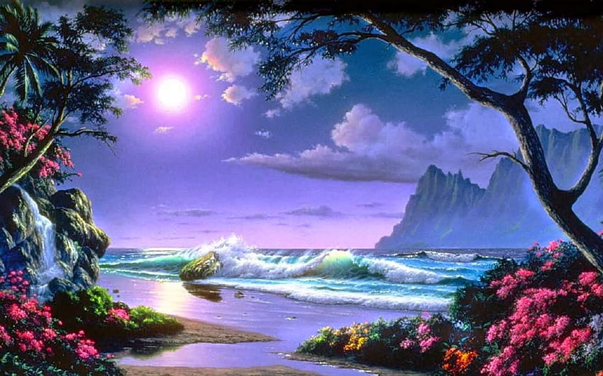 Tempat Terindah Di Alam Dunia . Pemandangan fantasi, Alam yang indah, Pemandangan yang indah, Seni Kecantikan Wallpaper HD