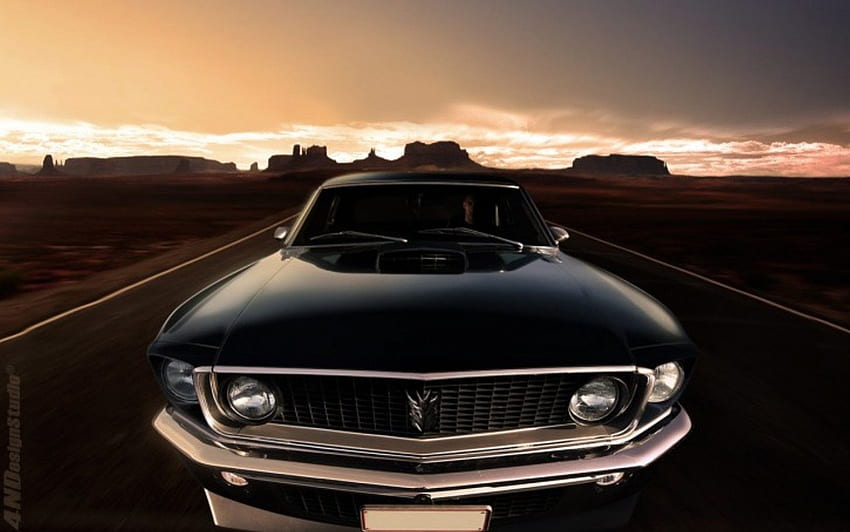 The 1969 Mustang, mustang, 69 mustang, muscle car, 1969 HD wallpaper
