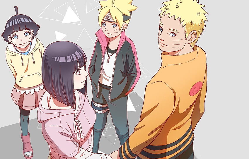 naruto uzumaki family naruto x hinata #boruto #himawari hyuuga hinata  uzumaki naruto #Anime #2K #wallpaper …