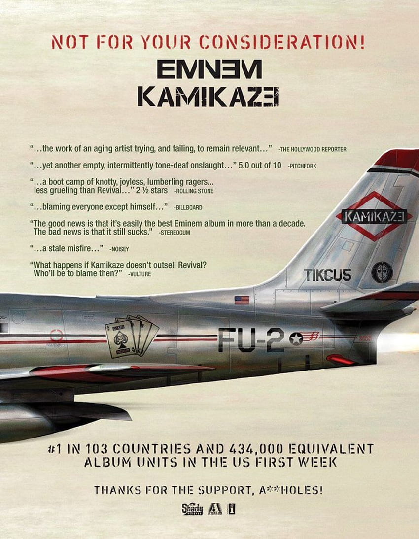 Kamikaze, Eminem Kamikaze wallpaper ponsel HD