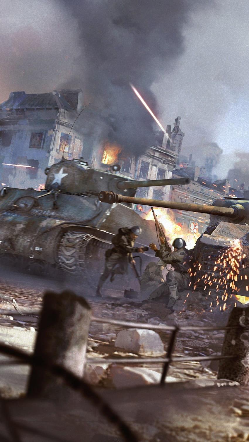 Battle Scene Call Of Duty - & Background HD phone wallpaper | Pxfuel