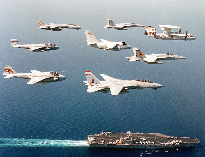CVW14 航空機 1994、戦闘機、ジェット、軍用 高画質の壁紙