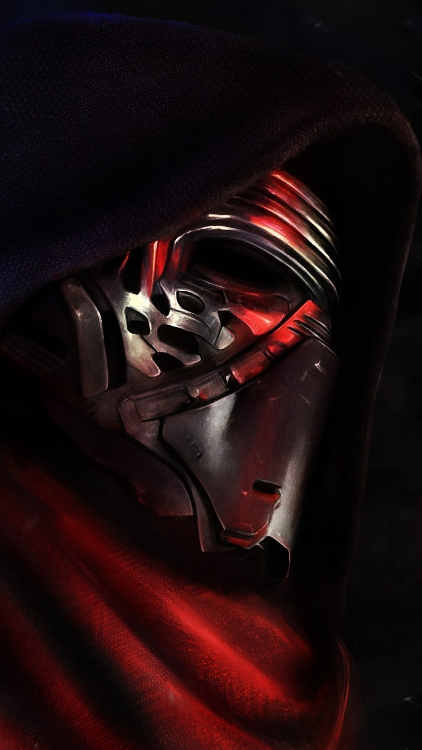 Star Wars Güç Uyanıyor Kylo Ren profili HD telefon duvar kağıdı
