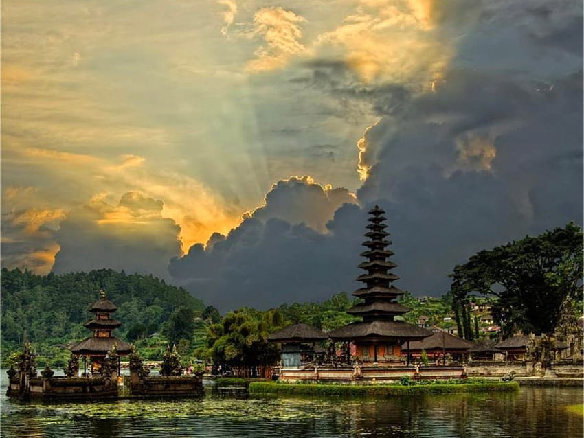 美しい場所、美しい、インドネシア、場所、 高画質の壁紙