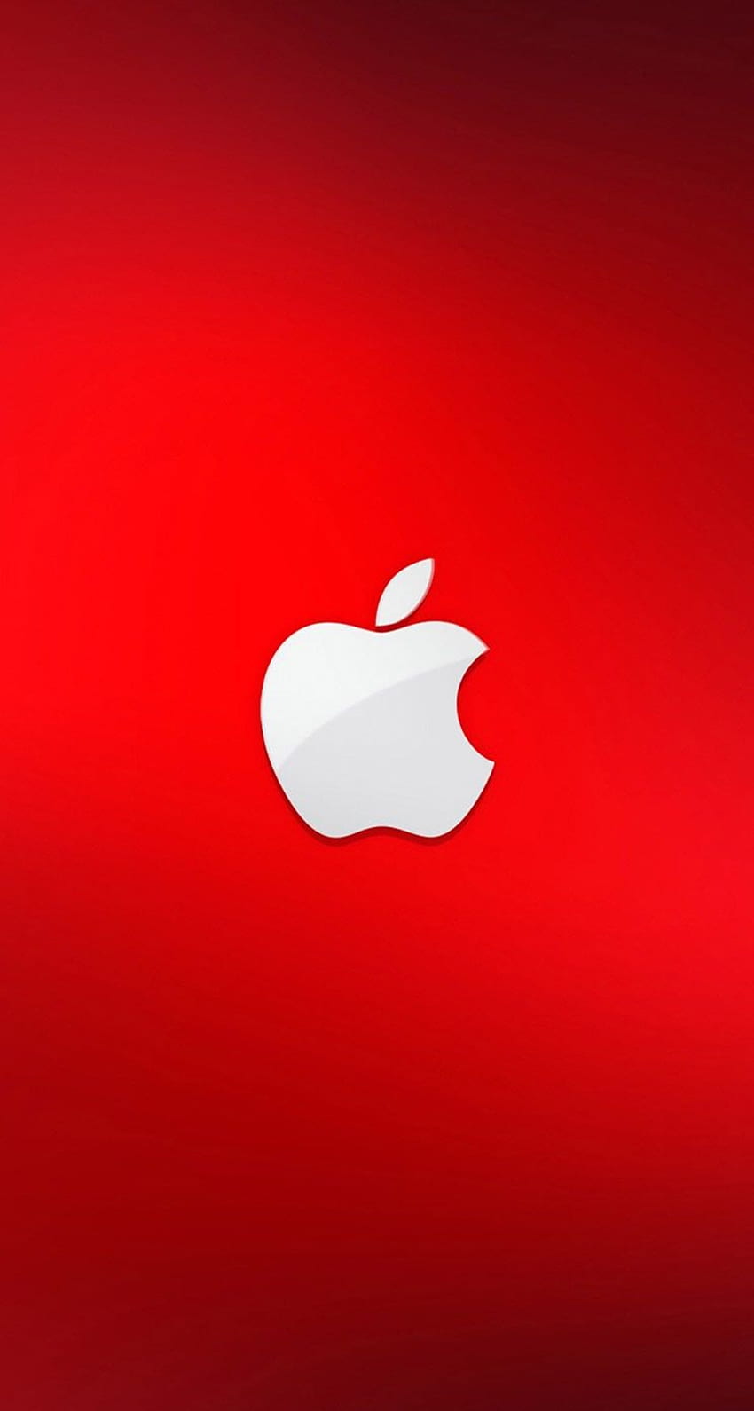 Red White Blue Apple Logo, Red Apple Logo 6 HD phone wallpaper