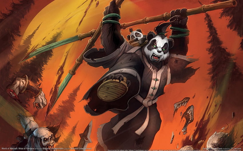 Pandaria, Spiel, Kung Fu, Warcraft, Panda HD-Hintergrundbild