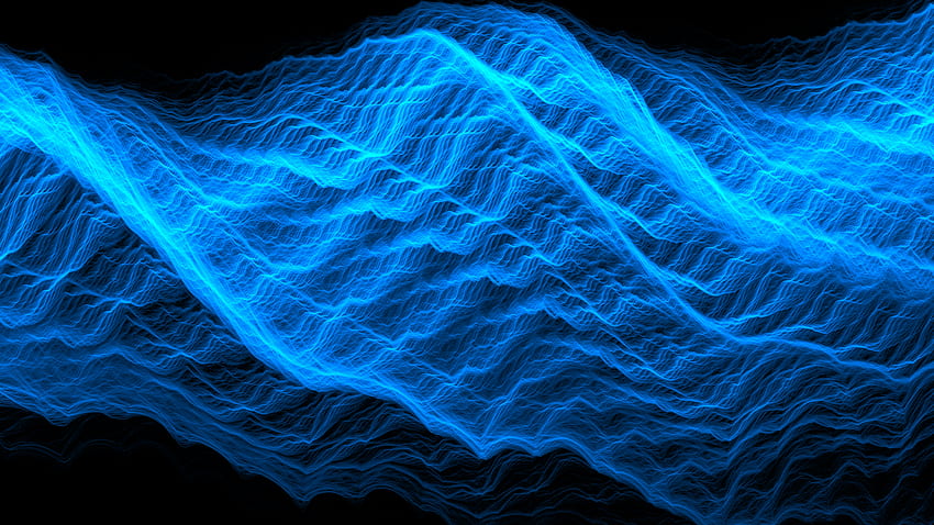 Енергийна вълна, енергийно синьо HD тапет