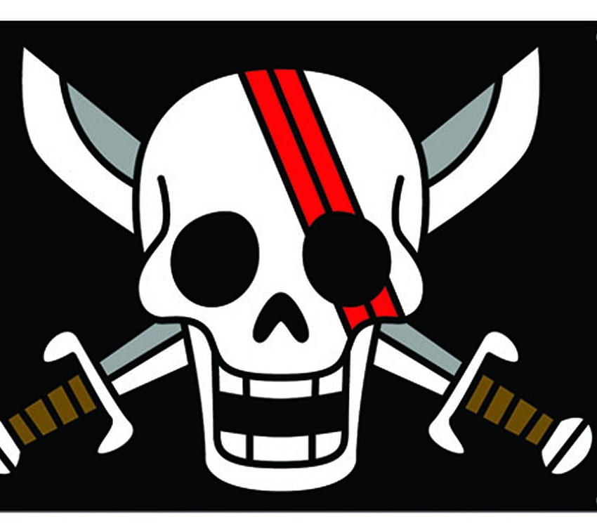 Red Haired Flag, One Piece Jolly Roger HD тапет
