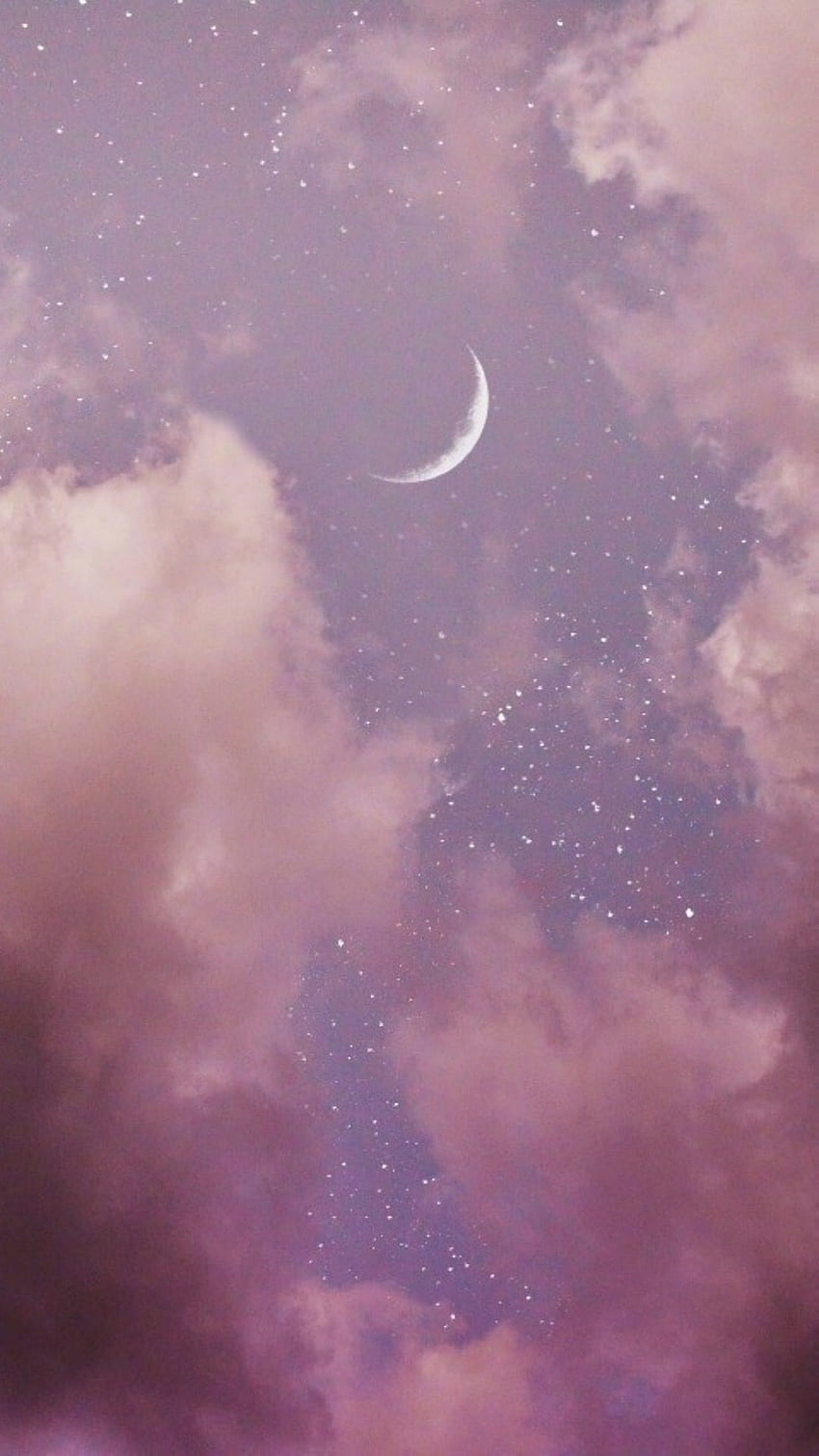 Moon and Stars Background Pink (Page 1), Cute Moon and Stars HD phone wallpaper