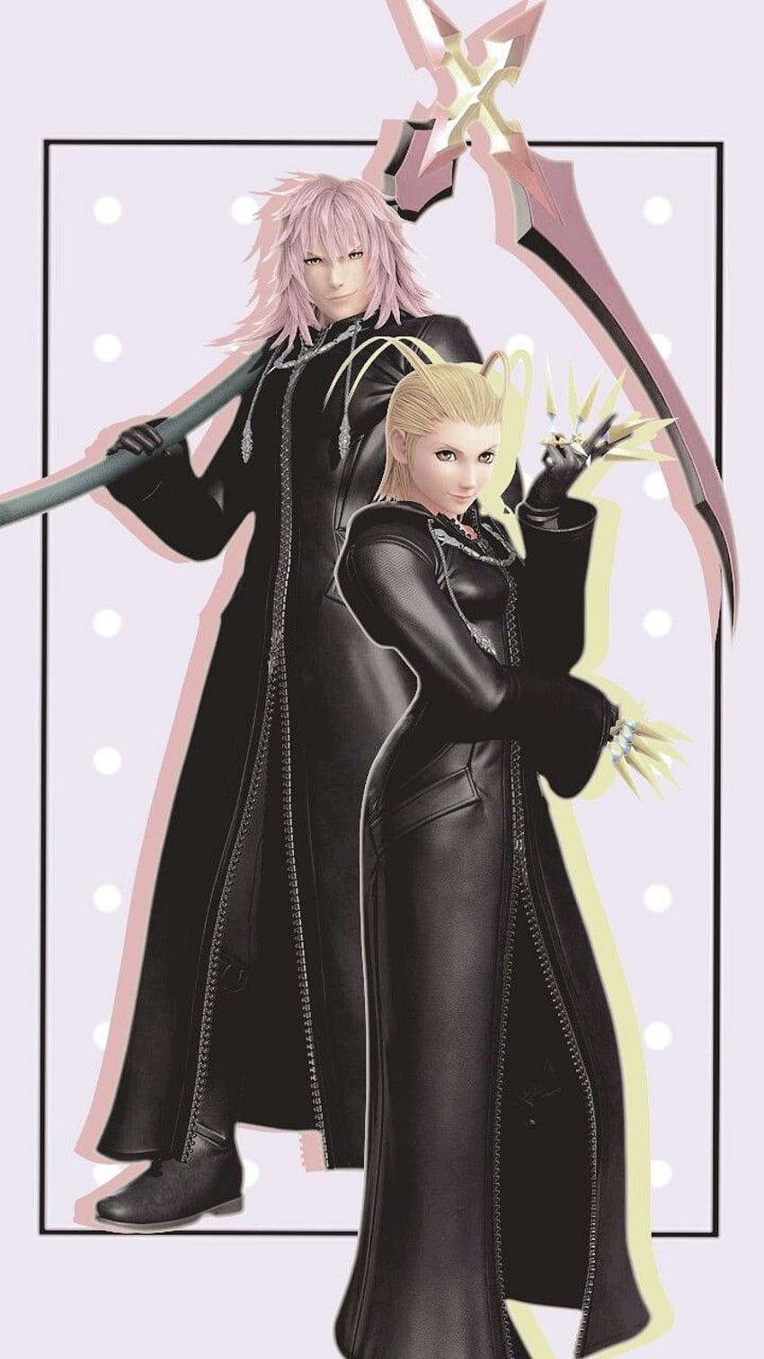 Marluxia and Larxene requested by anon. Kingdom hearts, Kingdom HD phone wallpaper