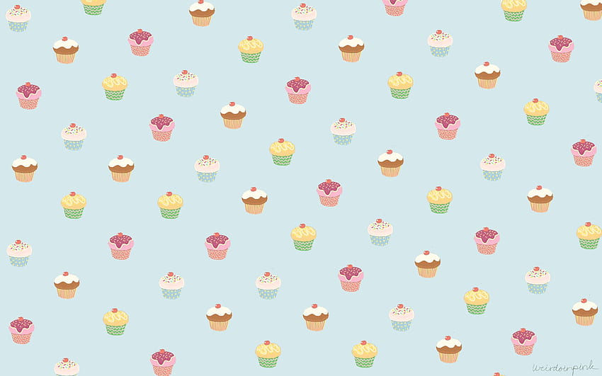 Cupcake Background, Kawaii Dessert HD wallpaper | Pxfuel