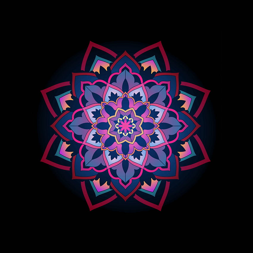 mandala, ornament, patterns, lace, openwork ipad pro 12.9 retina for parallax background, Cool Mandala HD phone wallpaper