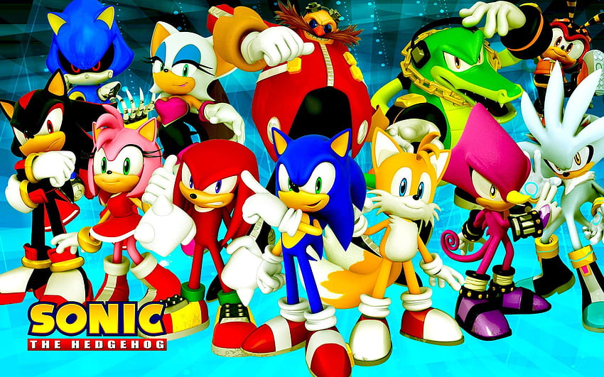 Kuyruklar (karakter), Sonic, Sonic the Hedgehog, Shadow the Hedgehog, Metal Sonic, Knuckles / ve Mobile Background HD duvar kağıdı