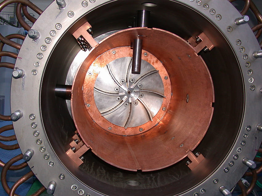 Physik - Magnet aus geschmolzenem Metall, Magnetfeld HD-Hintergrundbild