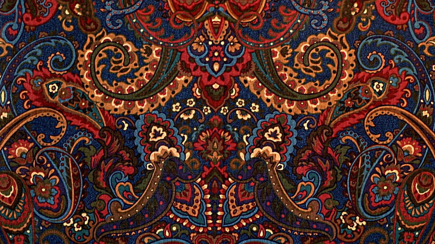 Patterns paisley 69369 [], Red Paisley HD wallpaper