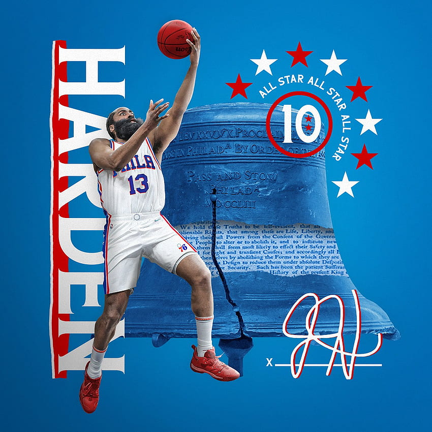 ジェームズ・ハーデン、ナイキ、アメリカ、バスケットボール、シクサーズ、76ers、アメリカ、ジョーダン、NBA、フィラデルフィア、ペンシルバニア HD電話の壁紙