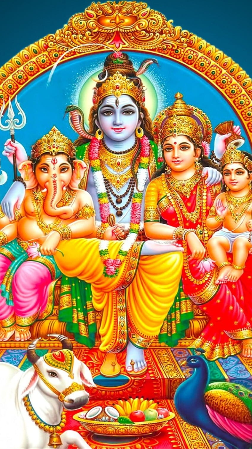 Murugan Vinayagar, Senhor Shiva, Família Papel de parede de celular HD
