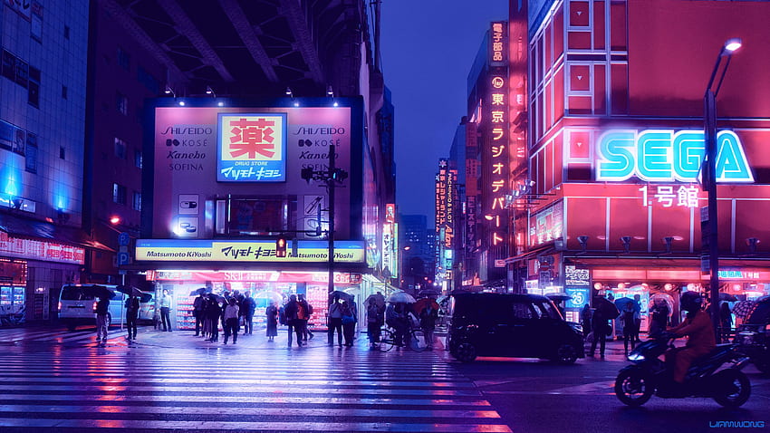 Liam Wong - Art Director & grapher, Japan Neon HD wallpaper