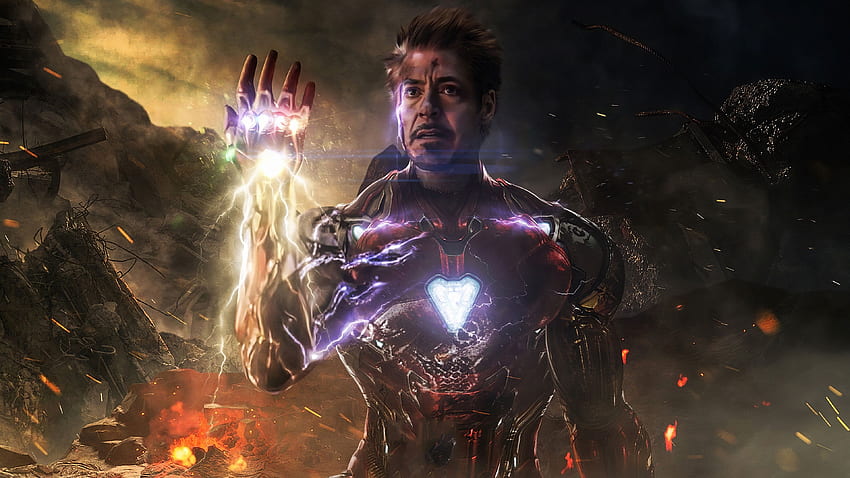 Thanos and IronMan, adam, demir, cool, havali, demiradam HD wallpaper