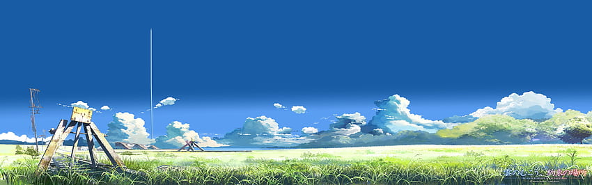Clouds Anime [] for your , Mobile & Tablet. Explore . 2880 x 900 , Dual Screen 2880 900, Panoramic HD wallpaper