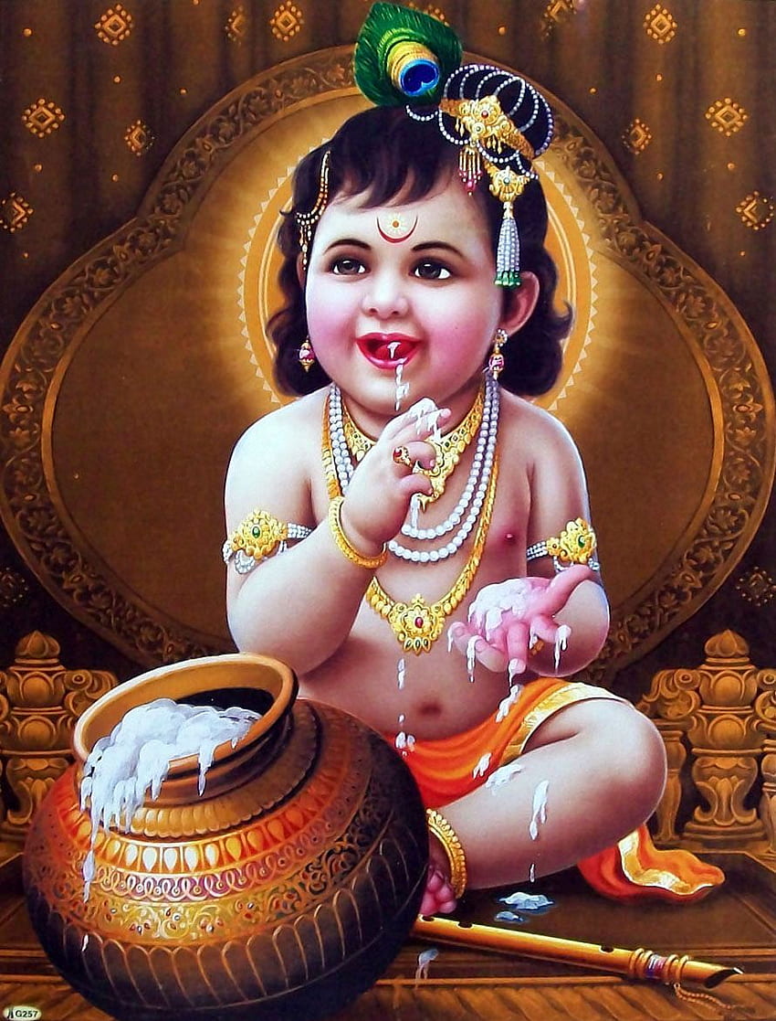 Bal Krishna. Baby Krishna, Bal Krishna, Lord Krishna, Nandamuri Balakrishna HD-Handy-Hintergrundbild