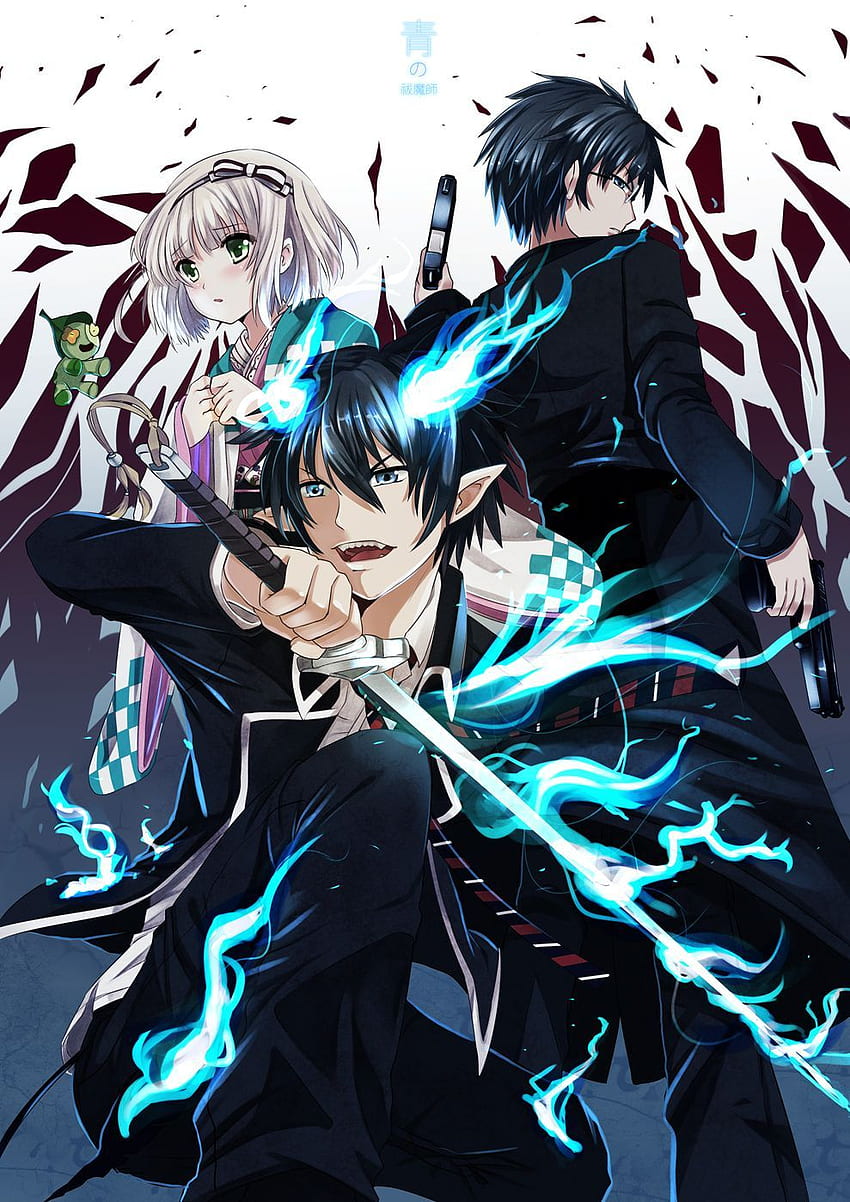Rin, Shiemi y Yukio. anime. Blue exorcist, Fan art, Ao No Exorcist HD phone wallpaper
