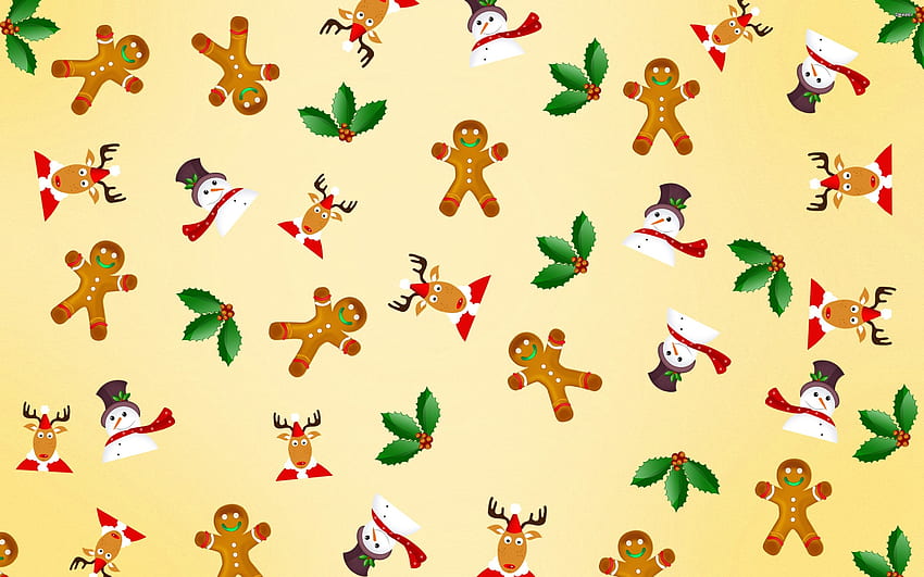 Gingerbread Man, Cartoon Cookie HD wallpaper | Pxfuel