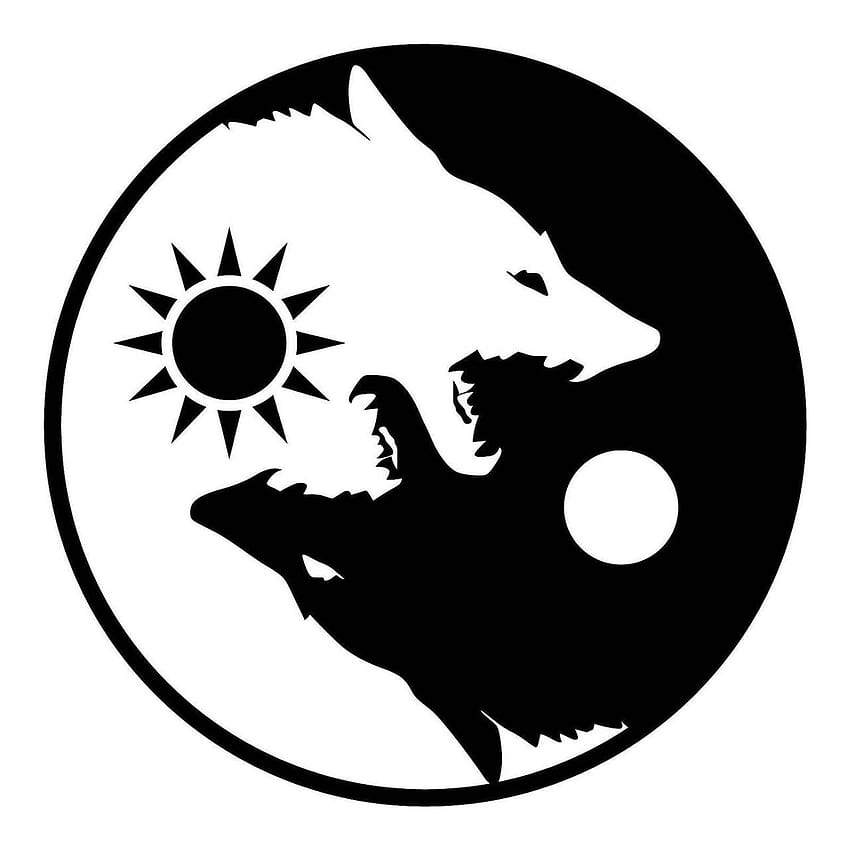 Lobos Yin yang, Yin Yang Lobo fondo de pantalla del teléfono | Pxfuel
