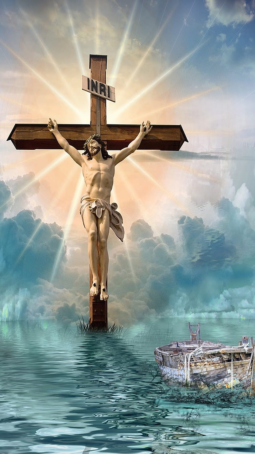 Croix de Jésus, Jésus chrétien Fond d'écran de téléphone HD